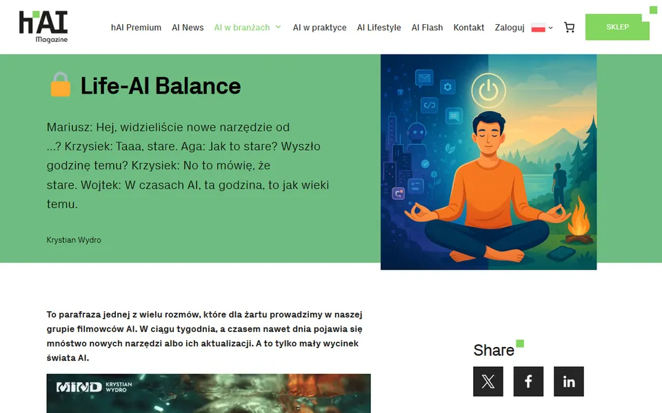 hAI Magazine: Life-AI Balance
